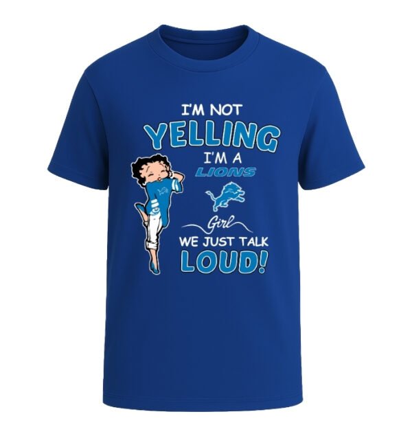 Detroit Lions girl, We Just Talk Loud!