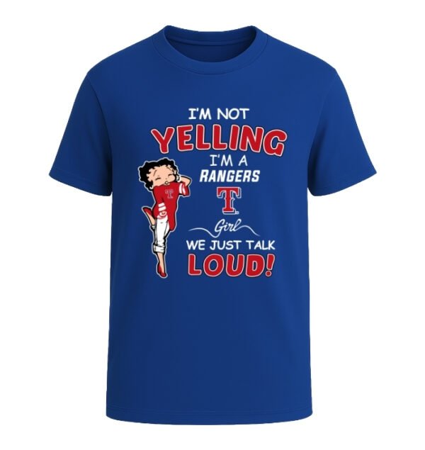 Texas Rangers girl,We Just Talk Loud!