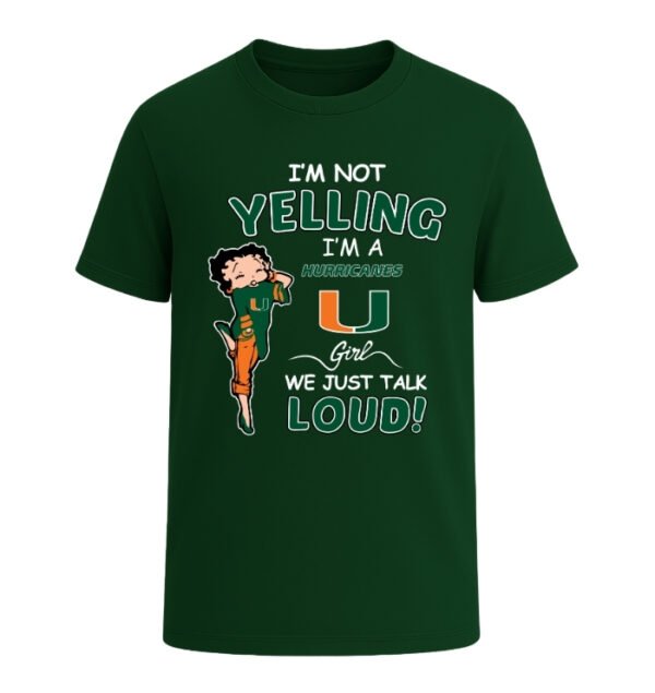 Miami Hurricanes girl,We Just Talk Loud!