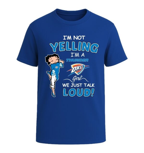 Oklahoma City Thunder girl,We Just Talk Loud!